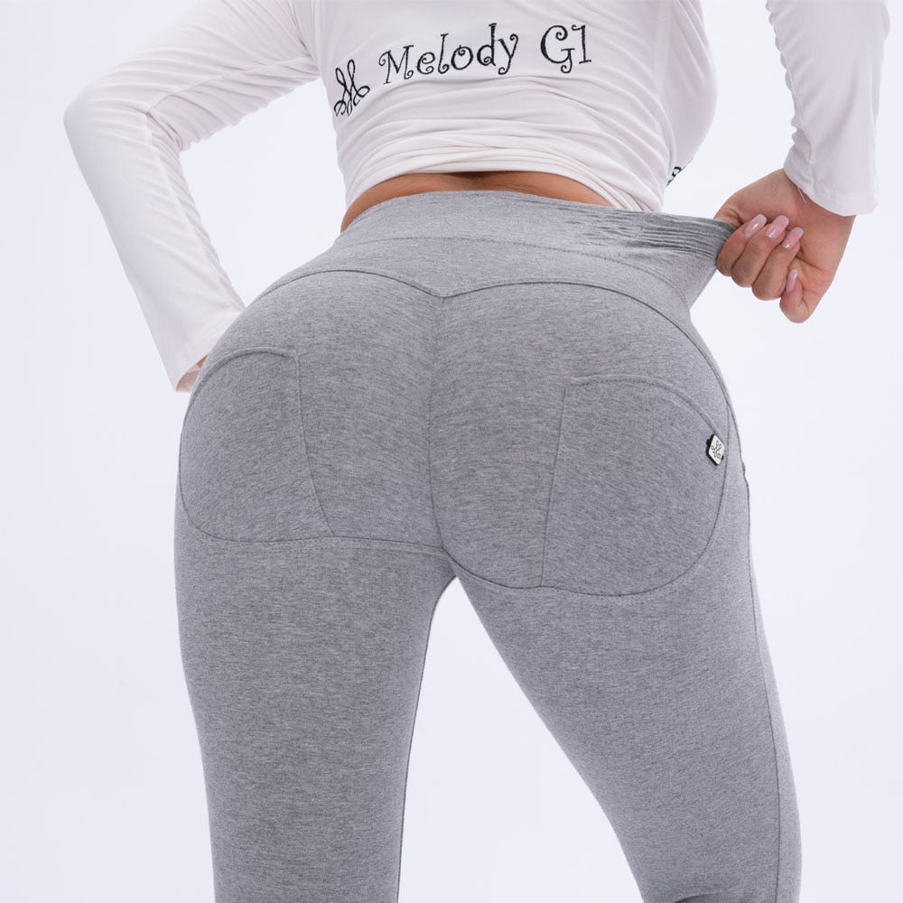High waist shaping leggings - Navy – Melody South Africa