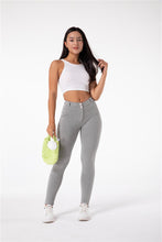 Load image into Gallery viewer, Melody Shaping Leggings Regular Mid Waist Cotton Grey - Melody South Africa