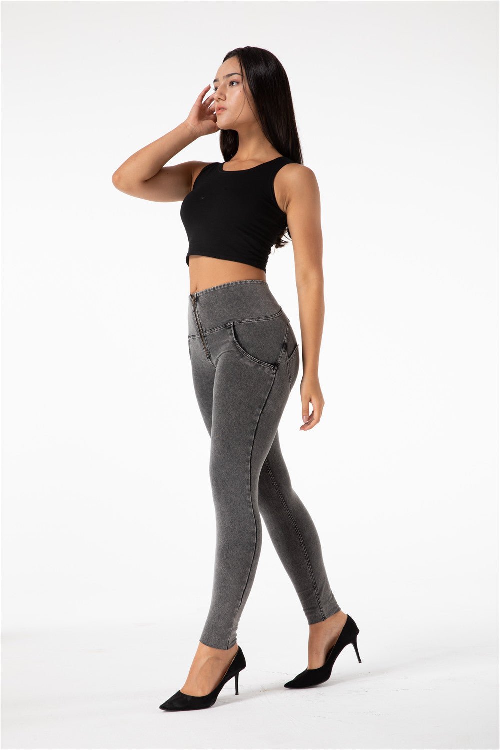 High Waist Shaping Pants - Olive – Melody South Africa
