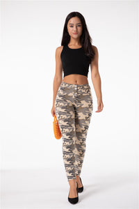 Melody Shaping Pants Regular Mid Waist Light Camo - Melody South Africa